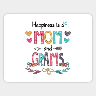 Happiness Is A Mom And Grams Wildflower Happy Mother's Day Magnet